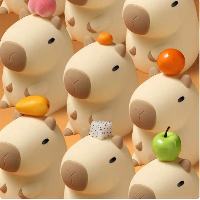Capibara Night Lamp